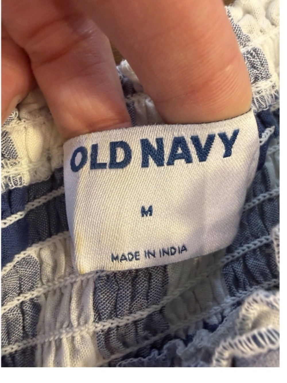 Old Navy Blue and White Gingham Ruffle-Strap Maxi Dress - Picture 2 of 3